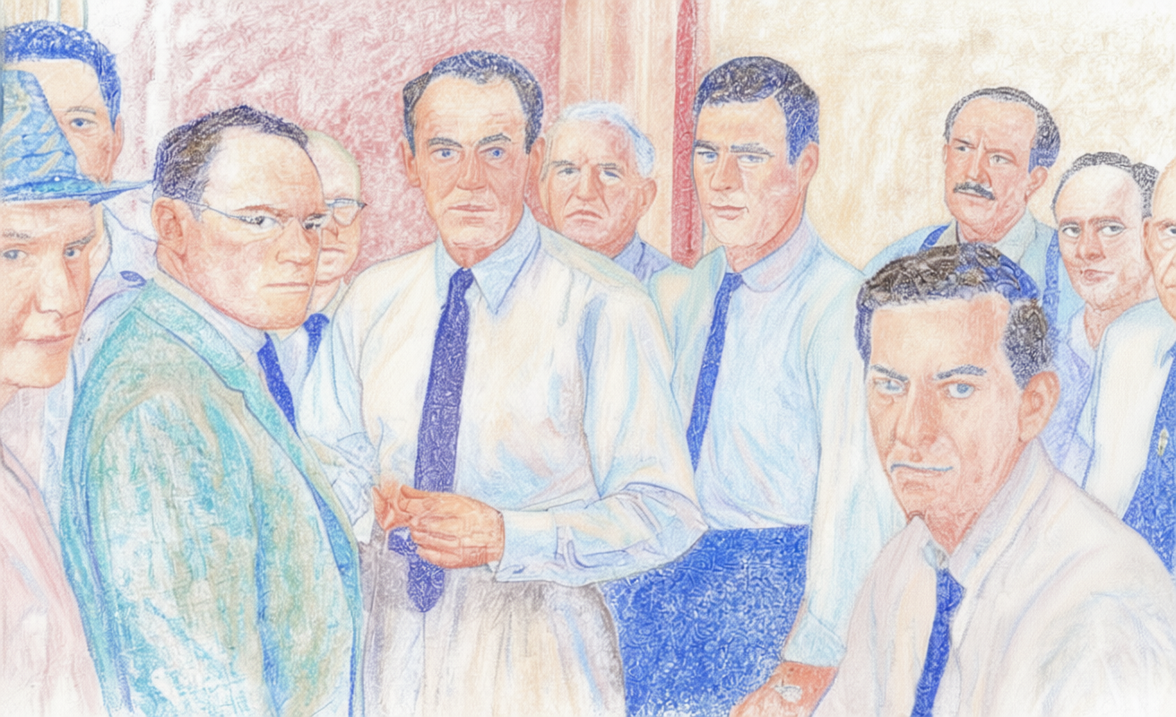 12 разгневанных мужчин и медиаторы Литкейс по мотивам телесценария Реджинальда Роуза «Двенадцать разгневанных мужчин» (часть 1)